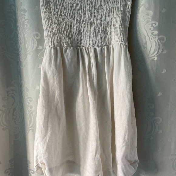 garage white extra small strapless romper 🤍 - Picture 7 of 7